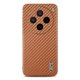 thumbnail image 2 of AZNS For vivo X200 5G Case Electroplating Carbon Fiber Texture PU TPU Phone Cover - Green, 2 of 5