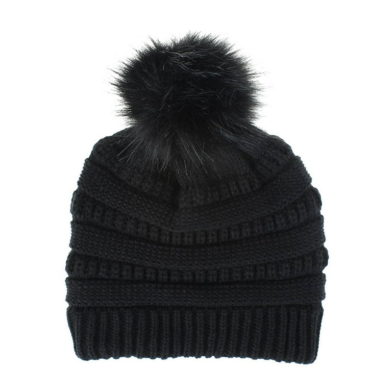 Plain bobble sale hats