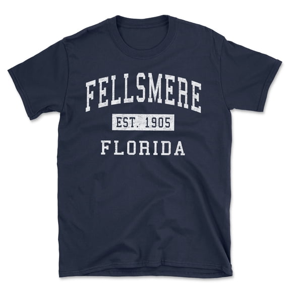 Fellsmere Florida Classic Established Men's Cotton T-Shirt