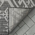 thumbnail image 6 of Well Woven Medusa Cascade Modern Tribal Grey 2'7" x 9'10" Runner Indoor Outdoor Rug, 6 of 7