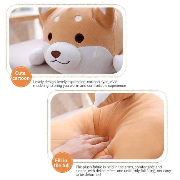 Lindo muñeco de peluche de perro Akita, cojín de almohada suave, juguetes de muñeca, regalo
