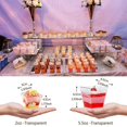 thumbnail image 2 of Dessert Cups 50pcs Plastic Dessert Cups + 50pcs Spoons Dessert Cups 2oz/60ml Reusable Plastic Desse, 2 of 5