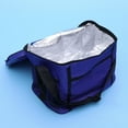 thumbnail image 6 of Ortofally Foldable Travel Oxford Cloth Ice Pack Insulated Cooler Bag Meal Fresh Food Insulation Package Travel Holder(Blue), 6 of 10