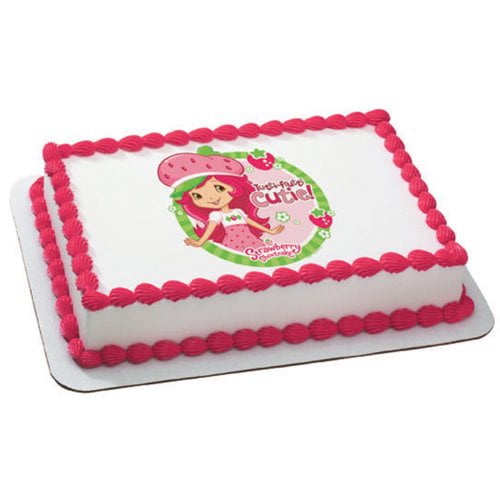 Strawberry Shortcake - Tutti Fruitti Edible Cake Topper Image 1/4 sheet -  
