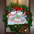 thumbnail image 3 of Cuadros Decorativos Colgante de puerta de Navidad Diamond Painting Rhinestone Decoración de pared (DZ3048) Tmvgtek embutido en tela, 3 of 6