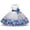 July 4th dress for girls-Blue, variant on VOUZZA Infant Sleeveless Flower Print Princess Costume Newborn Petal Hem Dress Puffy Tutu Baptism Birthday Gown