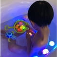 thumbnail image 4 of sdhkgrrt under $5 BathToys, OceanToyFloating BathToys,Water Activated Light Up SqueakyToys,BabyBath Time PoolToys,PreStudy Fishing Net Play Set,Rubber Marine Animal BathToys, 4 of 9