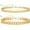 2 cuban-gd, variant on Gold Ankle Bracelets for Women Waterproof - Dainty Gold Anklets Trendy Layered 14K Gold/Silver Plated Stackable Chunky Cuban Link Chian Anklet Bracelet Set for Women Non Tarnish Jewelry Gift