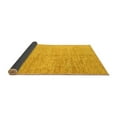 thumbnail image 2 of Ahgly Company Indoor Square Abstract Yellow Modern Area Rugs, 4' Square, 2 of 4