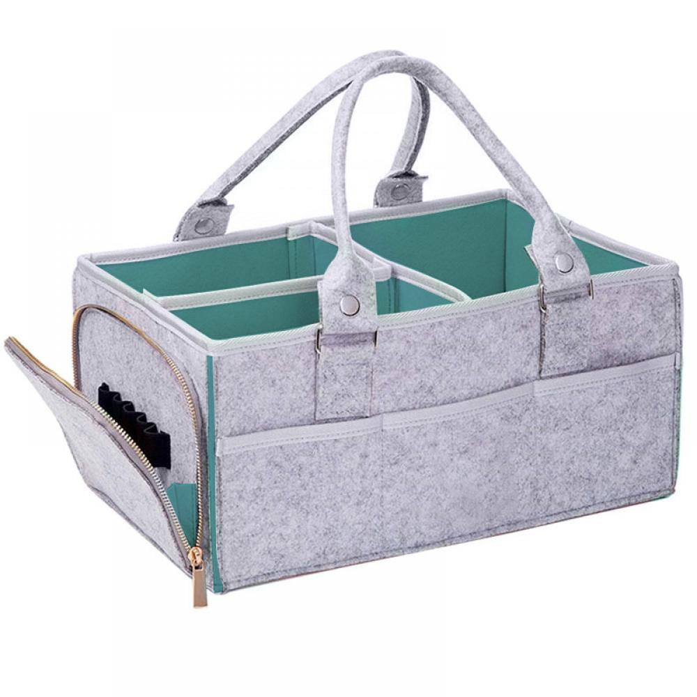 Baby Diaper Organizer Caddy Changing Nappy Kid Storage Carrier Bag Basket Box UK 