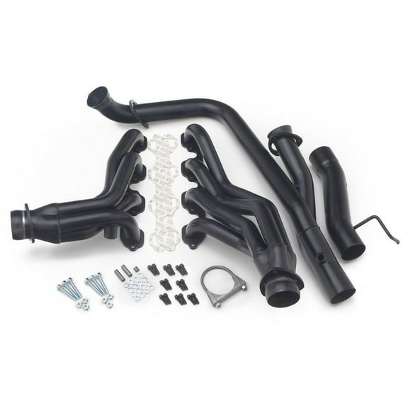 Hedman Hedders 89510 Standard Duty Uncoated Headers Tube Size 1.75 In. Collector Fits select: 1997 FORD F350, 1988-1996 FORD F250