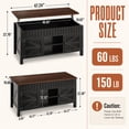 thumbnail image 2 of 47.3 in Lift Top Coffee Table with Storage Coffee Tables for Living Room Farmhouse Center Table, Large Rectangle Middle Tables with Hidden Compartment & Adjustable Shelf,Black, 2 of 9
