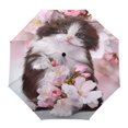 thumbnail image 2 of Pet Cat Creative Umbrella Rain Automatic Three Folding Windproof Parasol ShopWise Round, 2 of 19