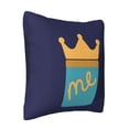 thumbnail image 2 of LNWH Decorative Pillow Covers, Crown Square Sofa Decorative Knit Pillow Case, 18"x18", 2 of 8