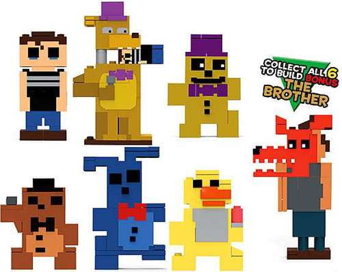 fnaf 8 bit figures series 2