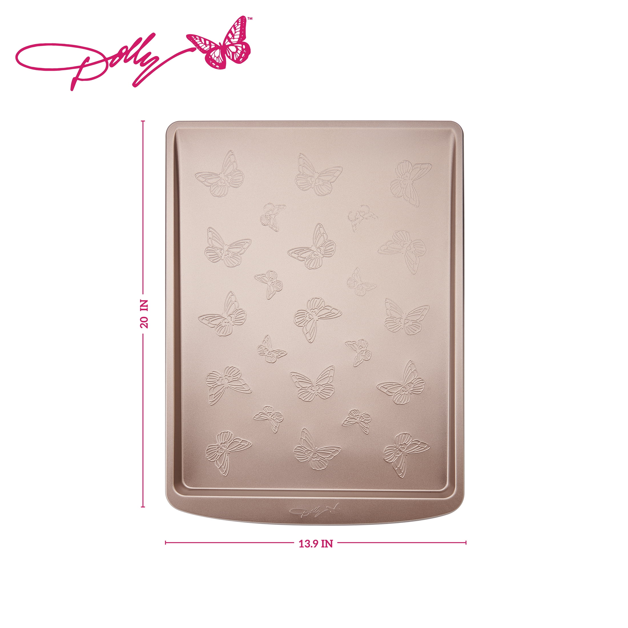 Dolly Parton Butterfly Stamp Carbon Steel Non-Stick Cookie Slider