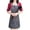Grey, variant on Apron for Men Women with Adjustable Straps and Large Pockets, Canvas Cotton Cooking Kitchen Chef Bib Aprons Waterproof Black