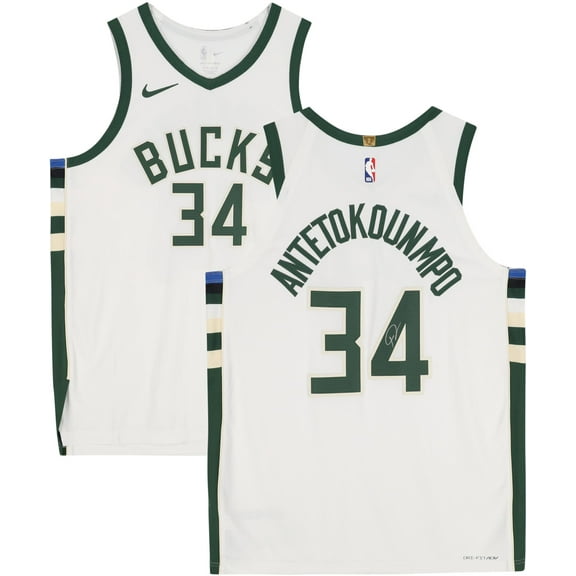 Giannis Antetokounmpo Milwaukee Bucks Autographed White Authentic Association Edition Authentic Jersey - Fanatics Authentic Certified