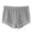 Gray, variant on Womens Striped Elastic Waist Shorts Thin Loose Casual Loungewear Shorts Soft Breathable Relaxed Fit Sleepwear Shorts