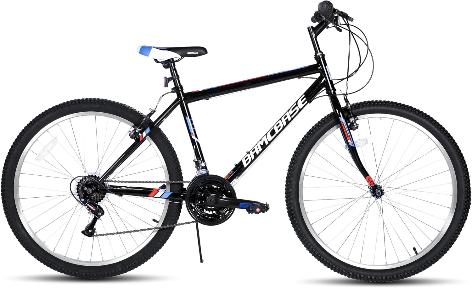 HILAND 26 inch Mountain Bike for Men Women, 18 Speeds High-Carbon Steel Frame, Sport Cycling MTB Bicycle for Adult