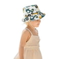 thumbnail image 1 of WUANDIXFA Toddler Hat Kids Adjustable Chin Strap Sun Protection Hats Summer Spring Sun Hat Cute Cartoon Outdoor Beach Bucket Cap D,One Size, 1 of 5
