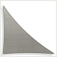 thumbnail image 2 of ColourTree 7' x 11' x 13' Gray Right Triangle Sun Shade Sail Canopy Mesh Fabric UV Block & Water Air Permeable - Commercial Heavy Duty - 190 GSM - 3 Years Warranty - Custom Make, 2 of 8