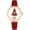 Red, variant on Collections Japanese Quartz Women's 32mm Case Glitter Christmas Tree Dial Sparkling Leather Strap Watch