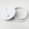 thumbnail image 6 of White Plastic Off Deck Screw Access Hatch Cover for Marine Boat RV - 6inch, 6 of 6