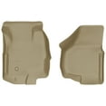thumbnail image 1 of Fits 2000-2005 Ford Excursion Husky Liner Floor Liner 33903 Classic Style; Molded Fit; Fluid Containment Ribs and Treads; Tan; Rubber; 2 Piece, 1 of 2