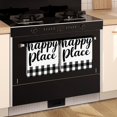 thumbnail image 2 of 2 Pcs Funny Kitchen Towels,This Is Our Happy Place Microfiber Dish Towels,Kitchen Tea Towels,Kitchen Towel Set (18" X 26"), 2 of 3
