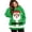 Green, variant on Women Christmas Cat Cuddle Pouch Hoodie Pouch Hoodie, Warm Soft Kangaroo Pocket for Purr Pup, Puppy Carrier Sweatshirts Big Size Zip Front