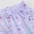 thumbnail image 5 of Women's Capri Pajama Set 2Pcs Short Sleeve Top Capri Pants Sleepwear Loungewear, 5 of 7