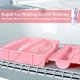 thumbnail image 4 of Tumbler Ice Mold Ice Cup Ice Cube Tray Tumbler Ice Cube Tray Silicone Ice Cube Tray with Lid for 40 oz Glass Large Ice Cube Mold for Chilled Beverages, 4 of 5