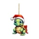 thumbnail image 1 of Ionze Decoración del Hogar Navidad Nueva Tortuga Navideña Colgante Decorativo Acrílico Animal Navideño Tortuga Ambiente Festivo Adornos Colgantes Accesorios para el Hogar (C), 1 of 4