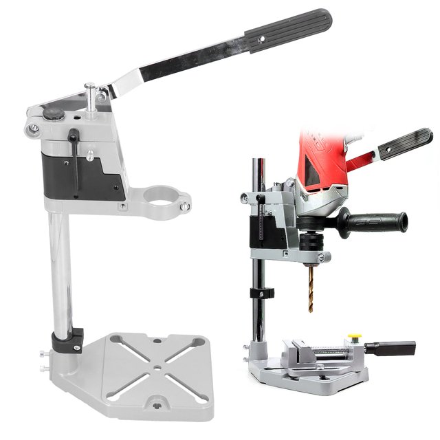 Cergrey Workbench Repair Tool,Drill Stand,Hand Drill Stand Universal Bench Clamp Holder Press Workbench Repair Tool For Drilling Collet