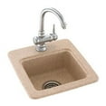 thumbnail image 2 of Swan BS-1515-010 15" x 15" Swanstone Single Bowl Bar/Prep Sink, Available in Various Colors, 2 of 2
