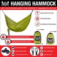 thumbnail image 2 of Portable Hammock - Army Green, 2 of 4