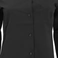 thumbnail image 3 of Kariban Womens Long Sleeve Mandarin Collar Shirt, 3 of 4