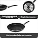 thumbnail image 5 of Mirro A7970784 Get A Grip Aluminum Nonstick 12-Inch Fry Pan / Saute Pan Cookware, Black, 5 of 5
