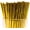 Gold, variant on Pack of 300 Orange Chevron Biodegradable 4-Ply Paper Drinking Straws (Compostable, Non-toxic, BPA-free)