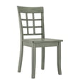 thumbnail image 4 of Lexington 5-Piece Wood Dining Set with 4 Window Back Chairs, Dark Sea Green, 4 of 6
