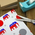 thumbnail image 3 of Republican Elephant GOP Conservative America Political Party Premium Gift Wrap Wrapping Paper Roll, 3 of 4