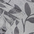 thumbnail image 4 of Leaves Patterned Blackout Curtain Panels, 42" x 108", Grey by Blue Nile Mills, 4 of 7