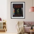 thumbnail image 3 of Historic Framed Print, W.P.A. Federal Theatre Presents Faustus" by Christopher Marlowe" - 3, 17-7/8" x 21-7/8", 3 of 9