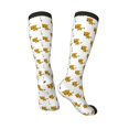 thumbnail image 5 of Lsque Leopard Print Printed Crew Socks Men's Women's LightWeight Thin Casual Calf Socks ,Knee High Socks,Cotton Socks, 5 of 9