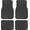 White, variant on Floor Mats 4Pcs JDM Racing Plush Floor Mat Checkers Vehicle Front Rear Carpets Universal Car Floor Carpet Rugs Non-Slip Car Decoration Lightweight(White)
