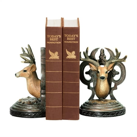 Pair Deer Head Bookends
