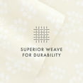 thumbnail image 6 of Noble Linens 4 Piece Pattern Microfiber Bed Sheets Set, Ivory Wheat, Twin, 6 of 9