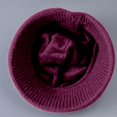thumbnail image 5 of Tittly Winter Hats Beanie Women's Woolen Knitted Warm Basin Hat Padded Cotton Hat Skull Caps Hats for Women Purple One Size, 5 of 7