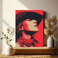 thumbnail image 6 of Pink Cowgirl Retro Poster Canvas Print, Girly Dorm Apartment Trendy Bedroom Living Room Home Wall Decor Art, 6 of 8